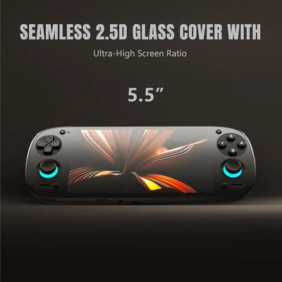 Retroid Pocket 5 Retro Handheld Game Console, 8+128G, 5.5-inch Touchscreen 1080p Portable Android Gaming Handheld with Adreno 650 GPU & WiFi 6/BT5.1, Snapdragon 865 Processor, Android 13 (Black)