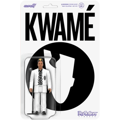 Super7 - Kwame - ReAction Figures Wv2 - Kwame (White/Black Polka Dot)